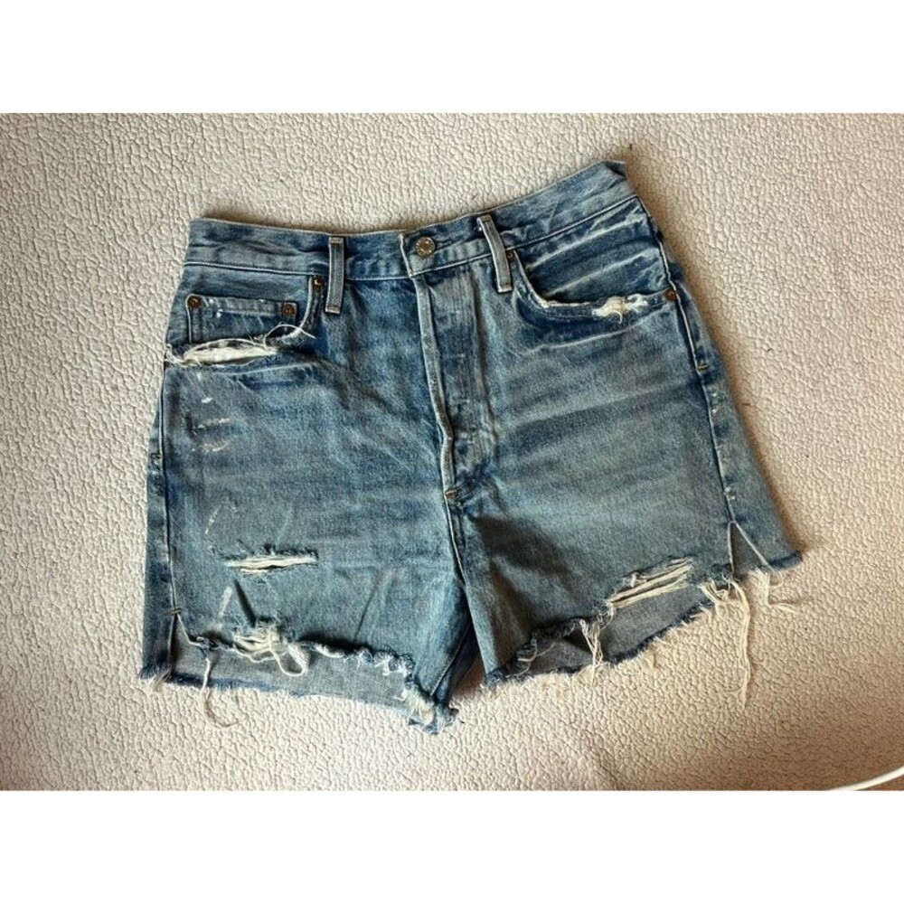 Agolde Dee Ultra High Rise Shorts Ricochet Womens 29